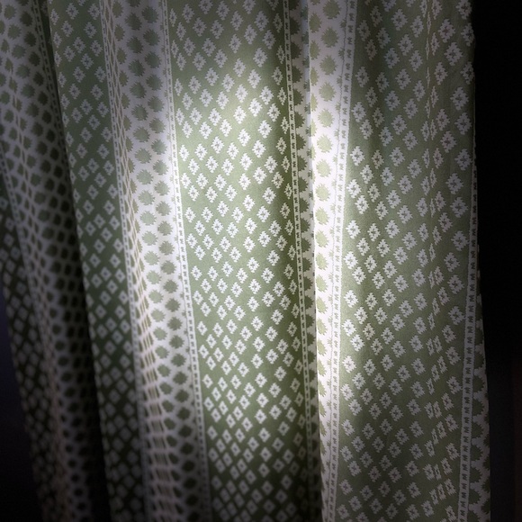 Green Patterned Maxi Dress - Picture 4 of 5